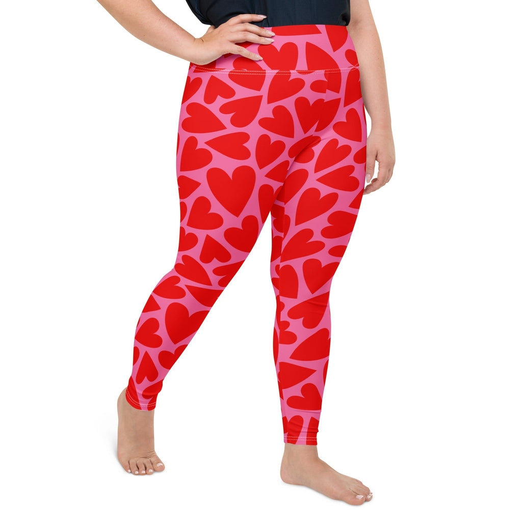 Heart Overload Plus Size Leggings