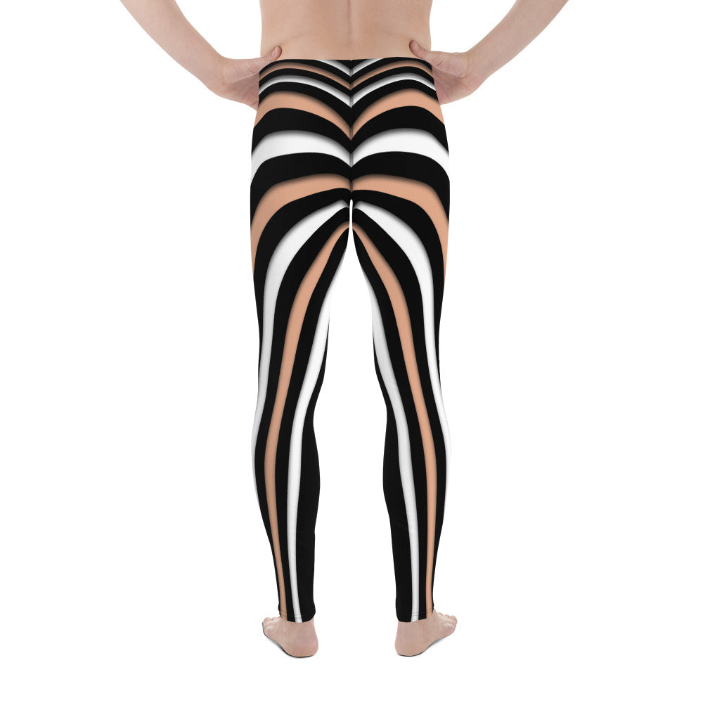 Heart Shaped Illusion Men's Leggings