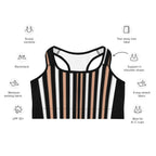 Heart Shaped Illusion Sports Bra