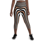 Heart Shaped Illusion Yoga Capris