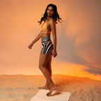 Heart Shaped Illusion Yoga Shorts