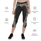 Heart Shaped Lace Capris