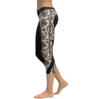 Heart Shaped Lace Capris
