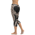 Heart Shaped Lace Capris