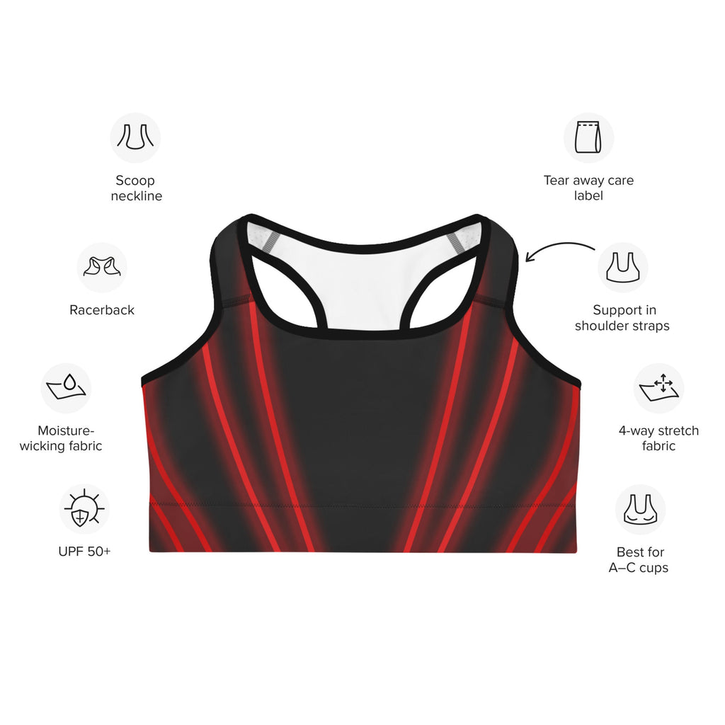Heart Shaped Power Sports Bra