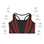 Heart Shaped Power Sports Bra