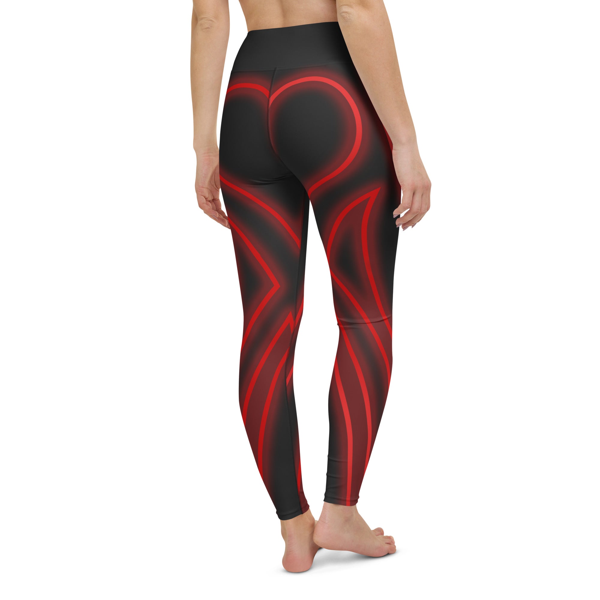 Heart Shaped Power Yoga Leggings