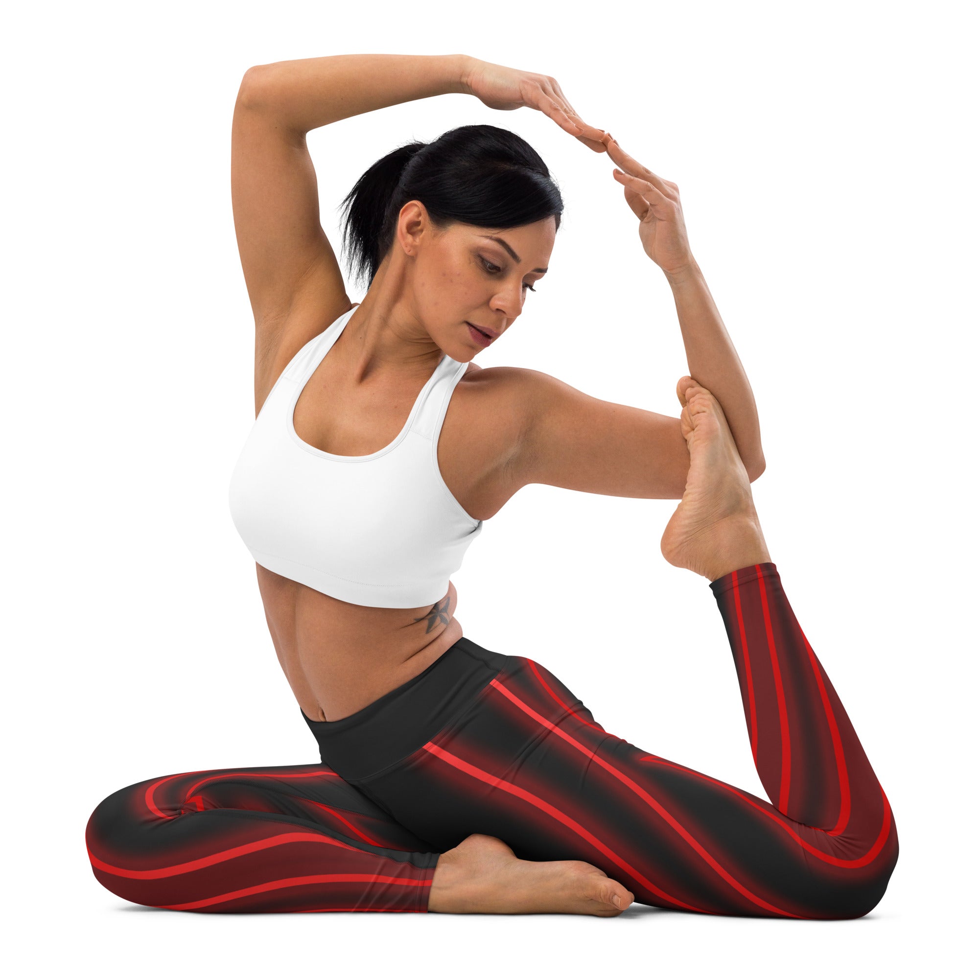 Heart Shaped Power Yoga Leggings