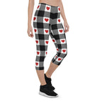 Heartfelt Plaid Capris