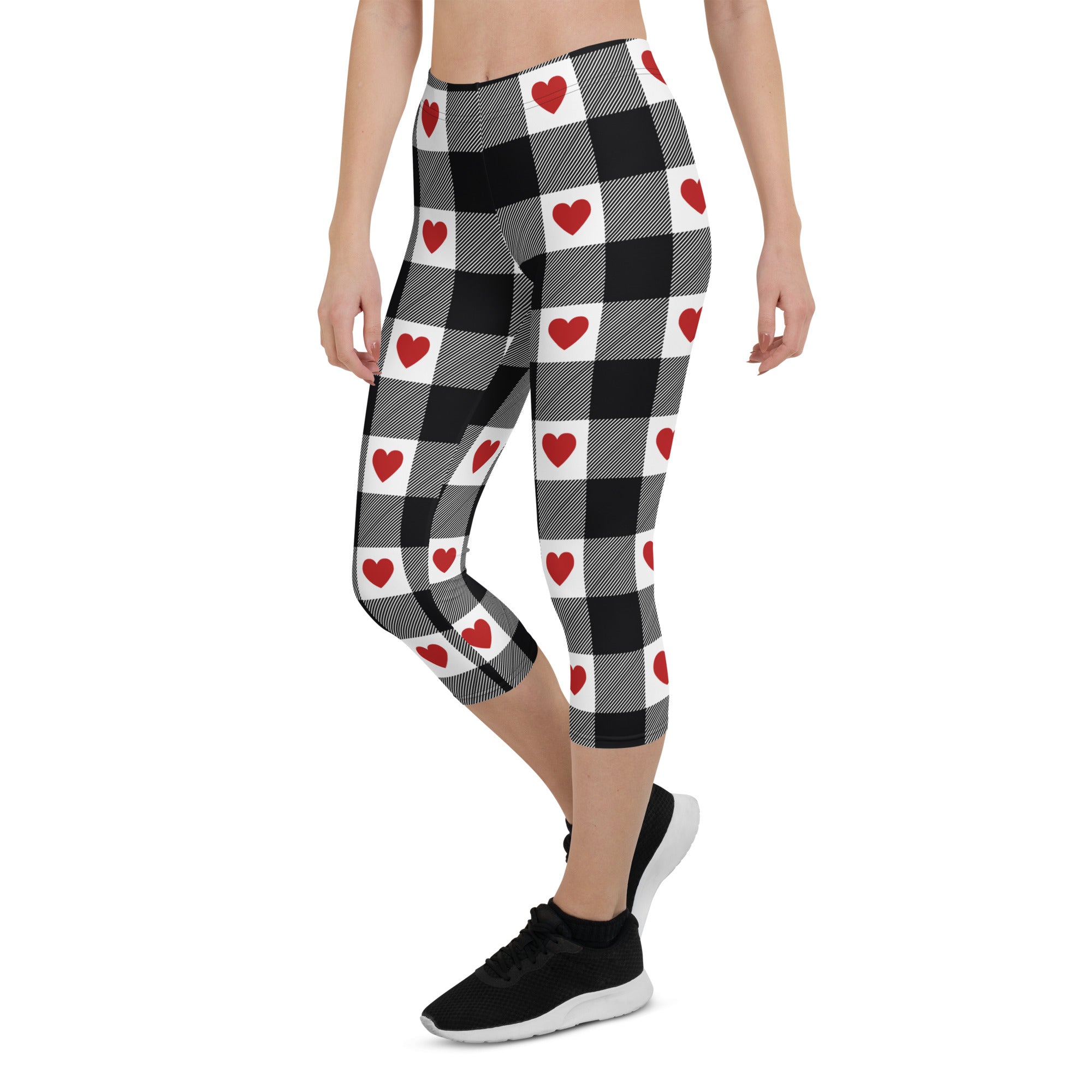 Heartfelt Plaid Capris