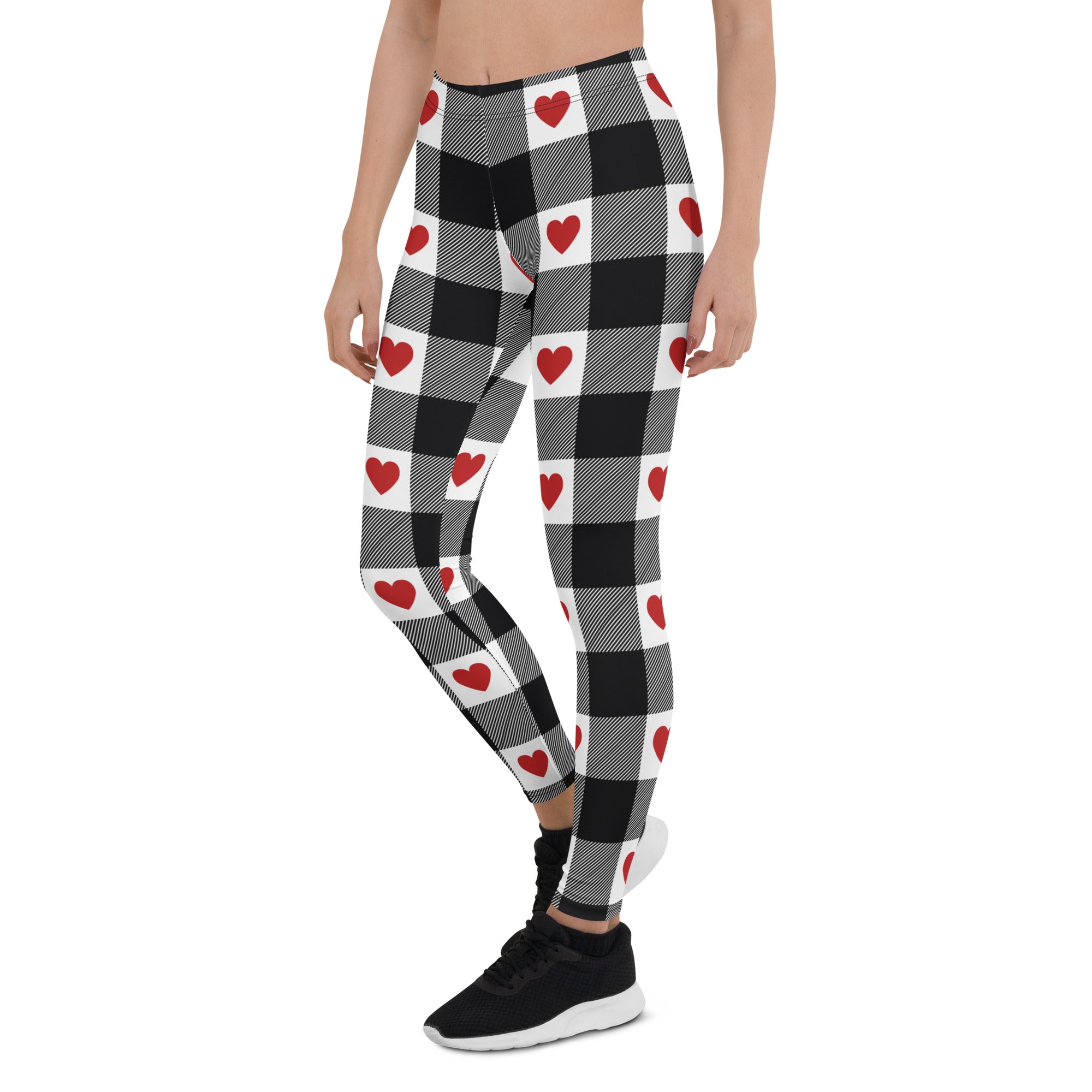 Heartfelt Plaid Leggings