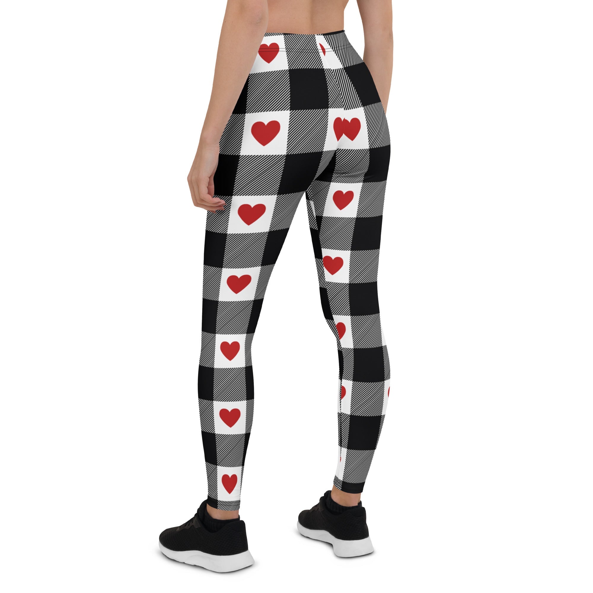 Heartfelt Plaid Leggings