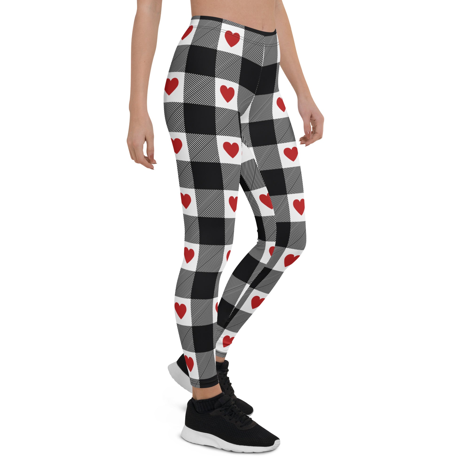 Heartfelt Plaid Leggings