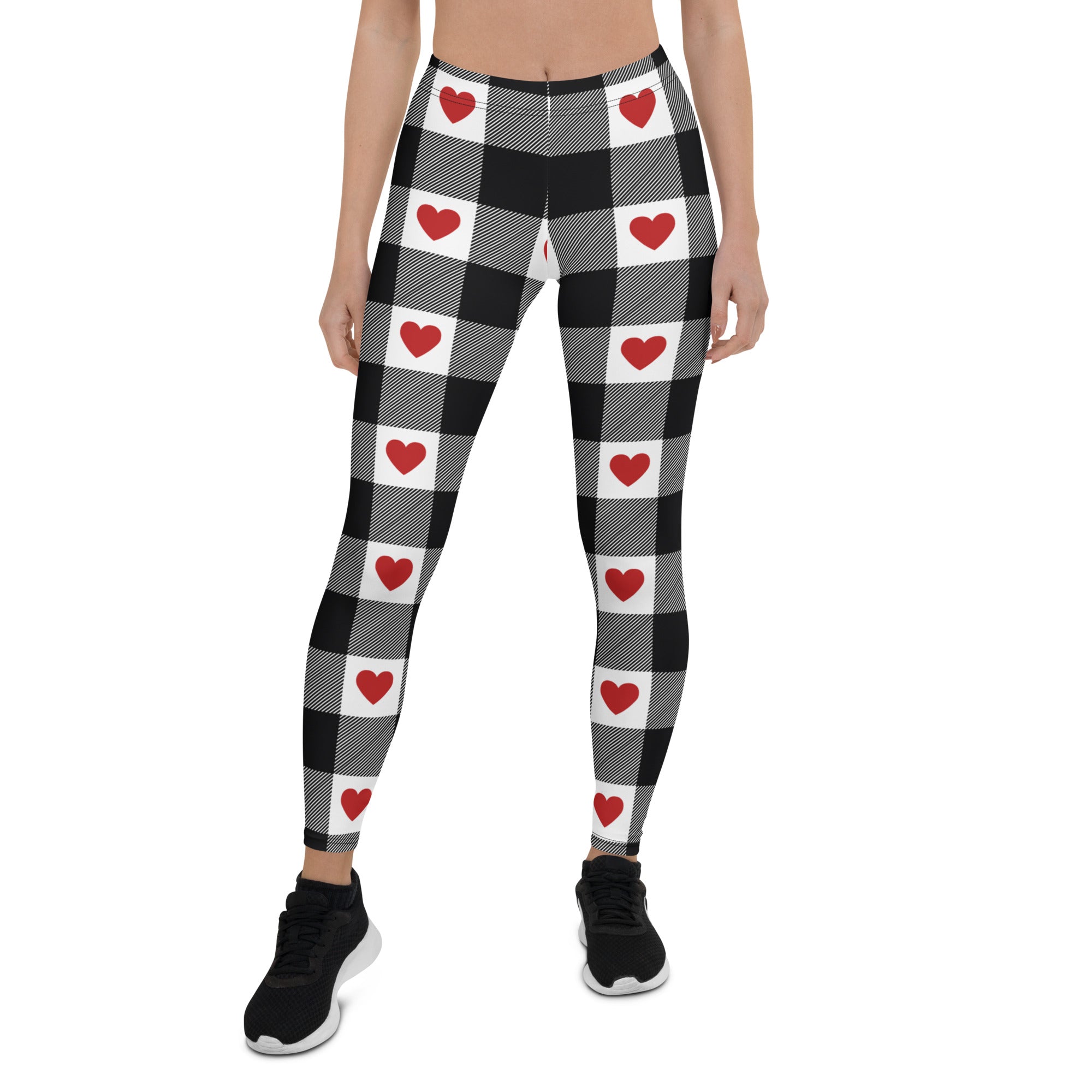 Heartfelt Plaid Leggings