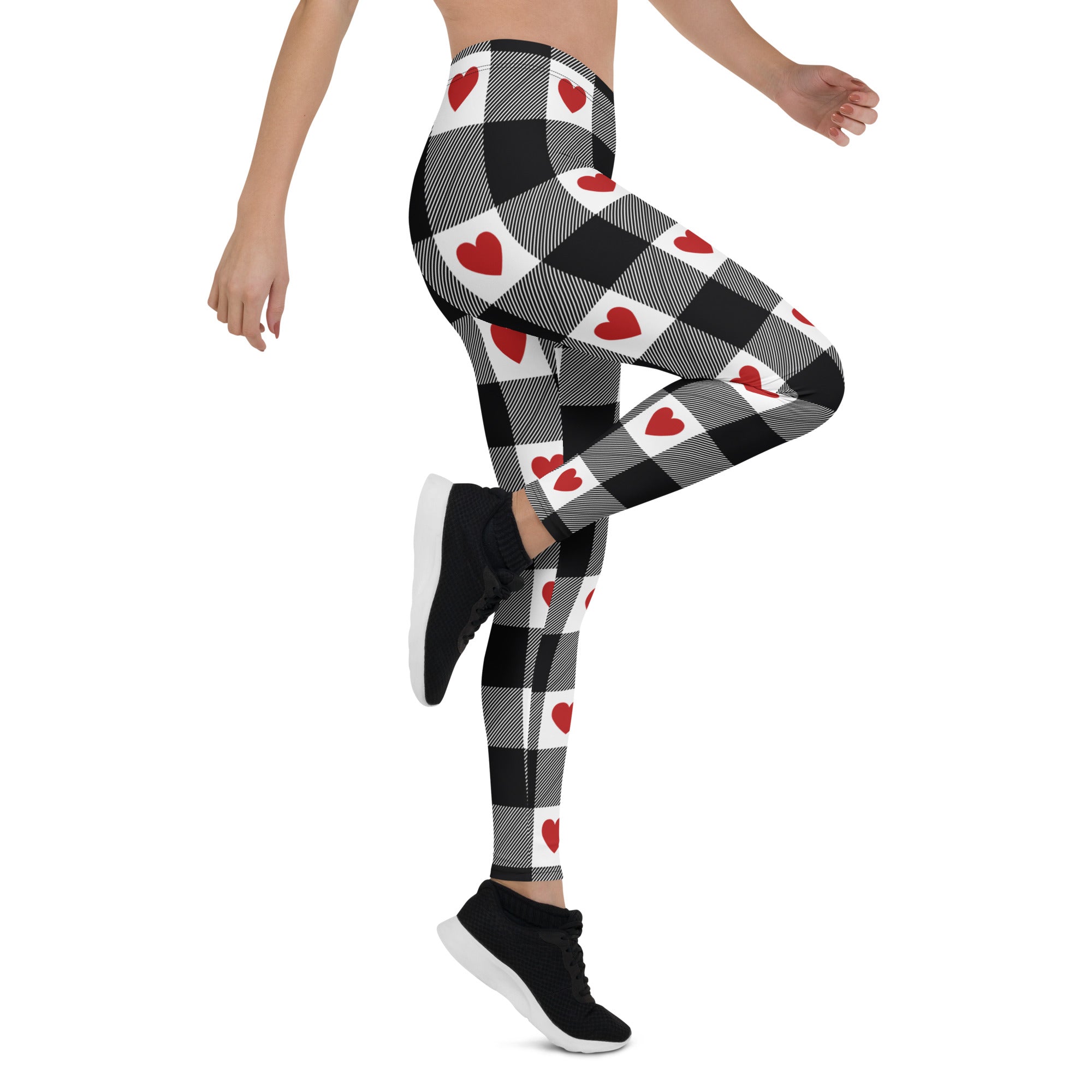 Heartfelt Plaid Leggings