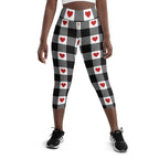 Heartfelt Plaid Yoga Capris