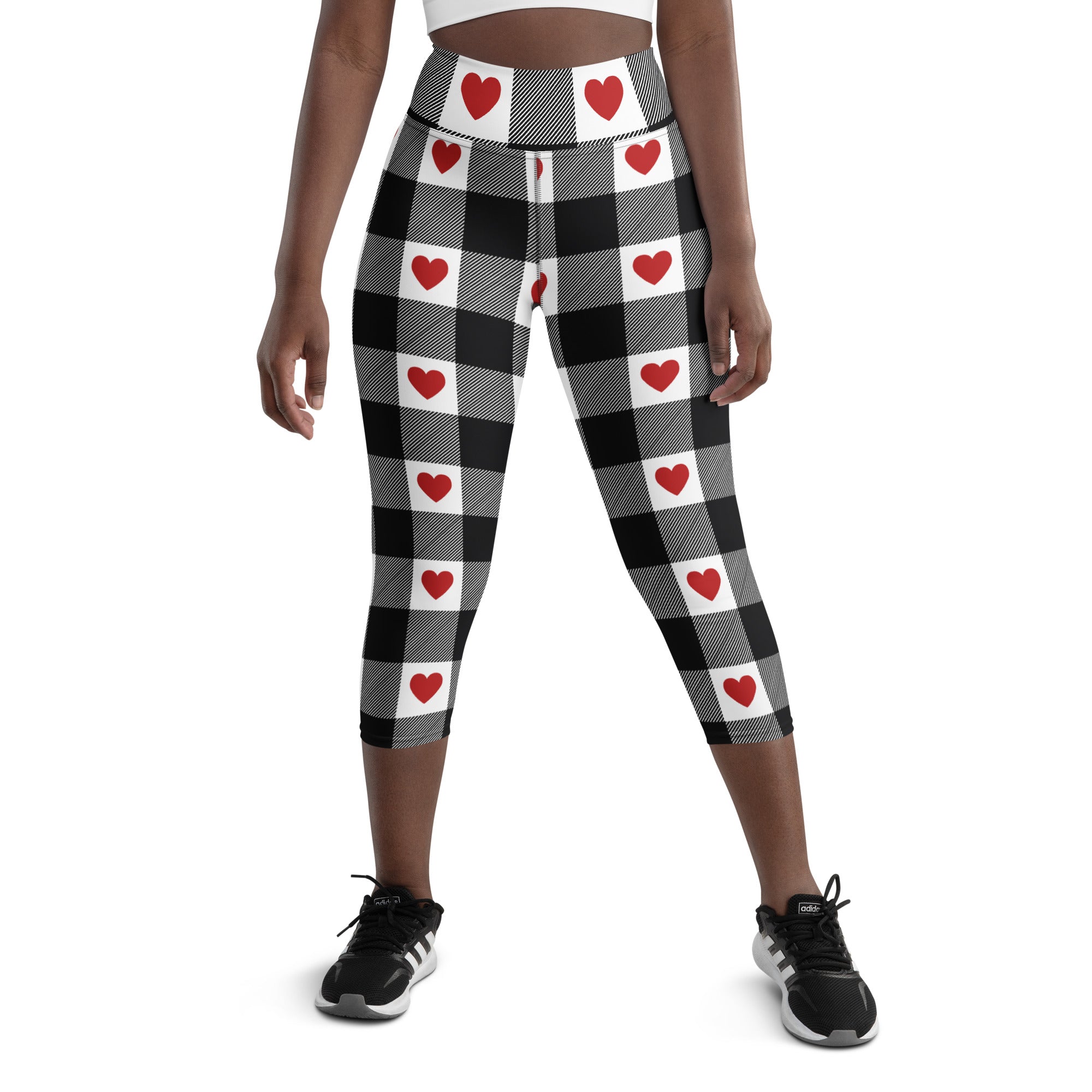 Heartfelt Plaid Yoga Capris
