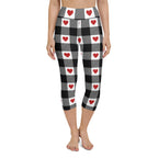 Heartfelt Plaid Yoga Capris