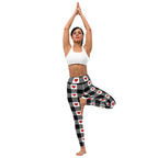 Heartfelt Plaid Yoga Leggings