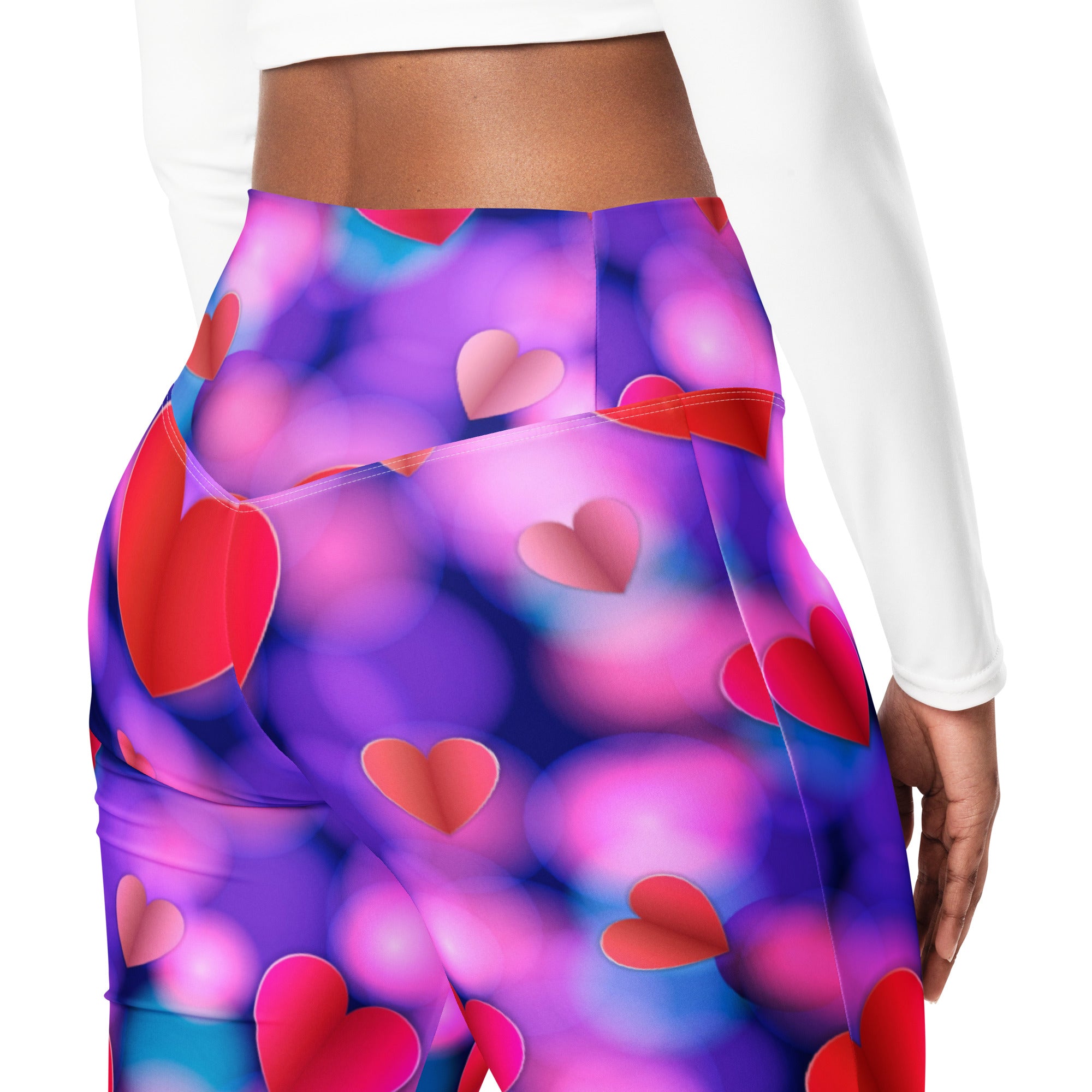 Hearts Aura Flare Leggings