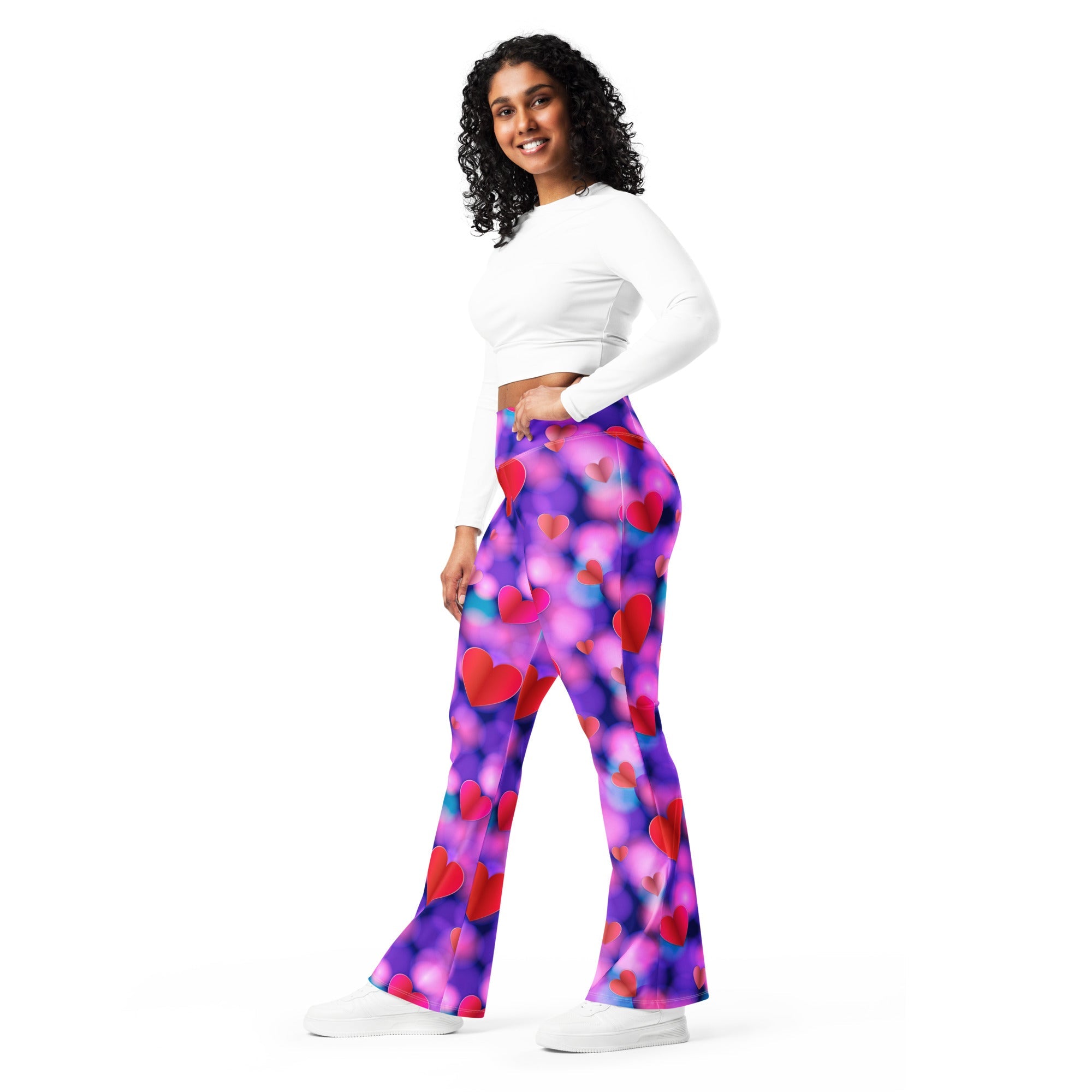 Hearts Aura Flare Leggings