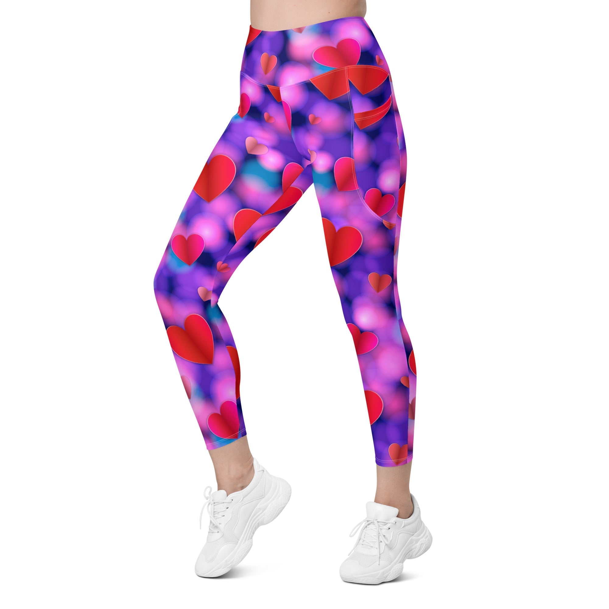 Hearts Aura Leggings with Pockets