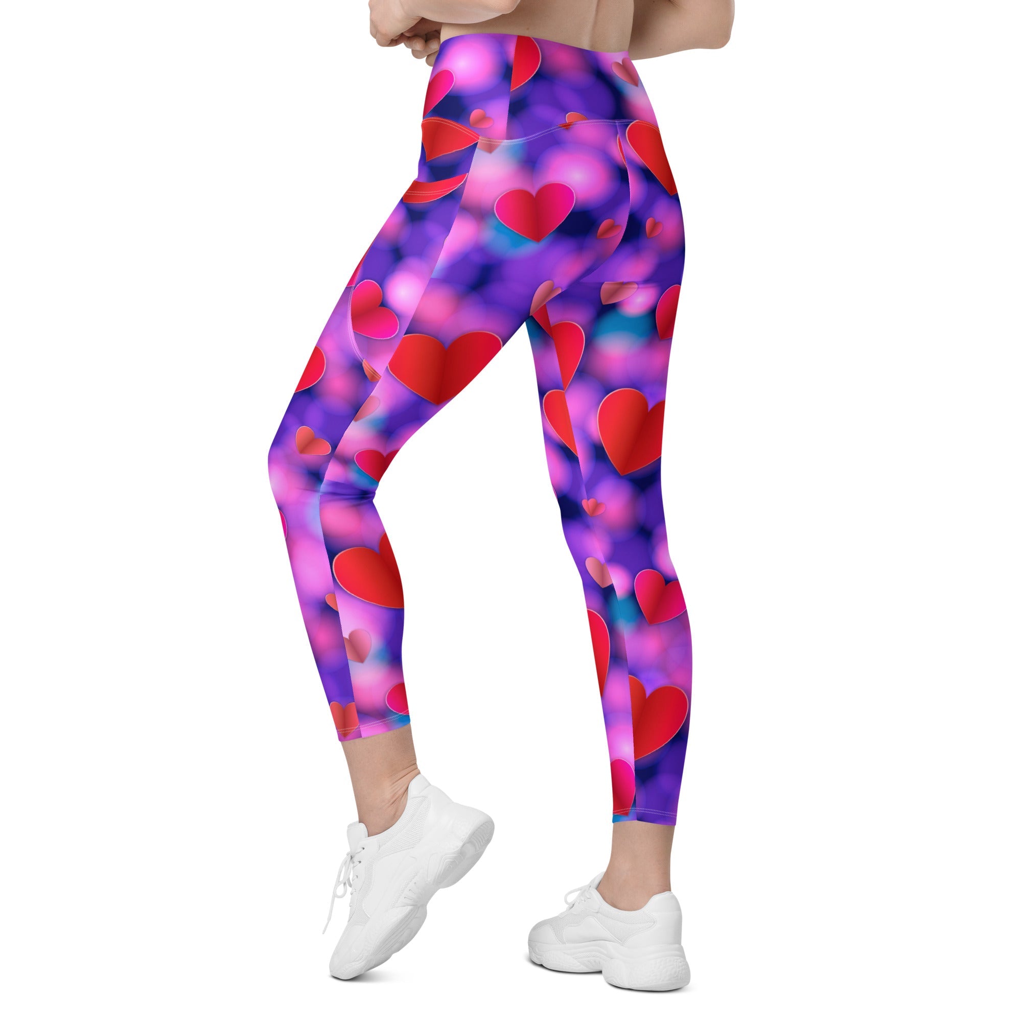 Hearts Aura Leggings with Pockets