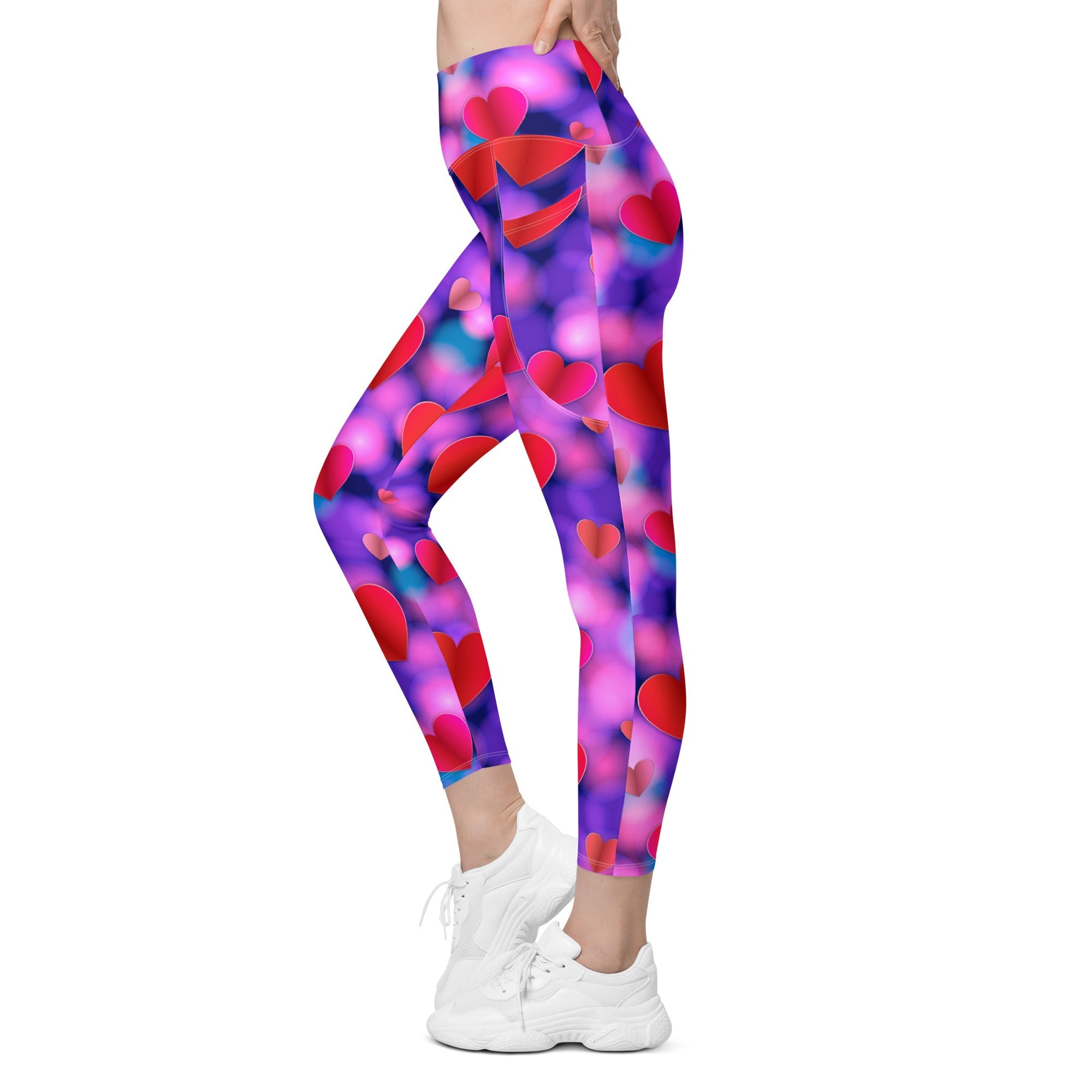 Hearts Aura Leggings with Pockets