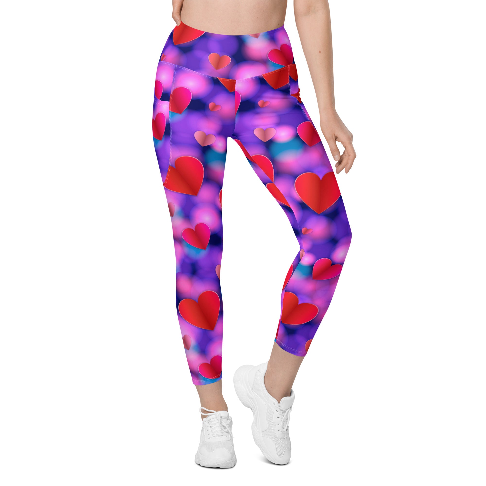 Hearts Aura Leggings with Pockets