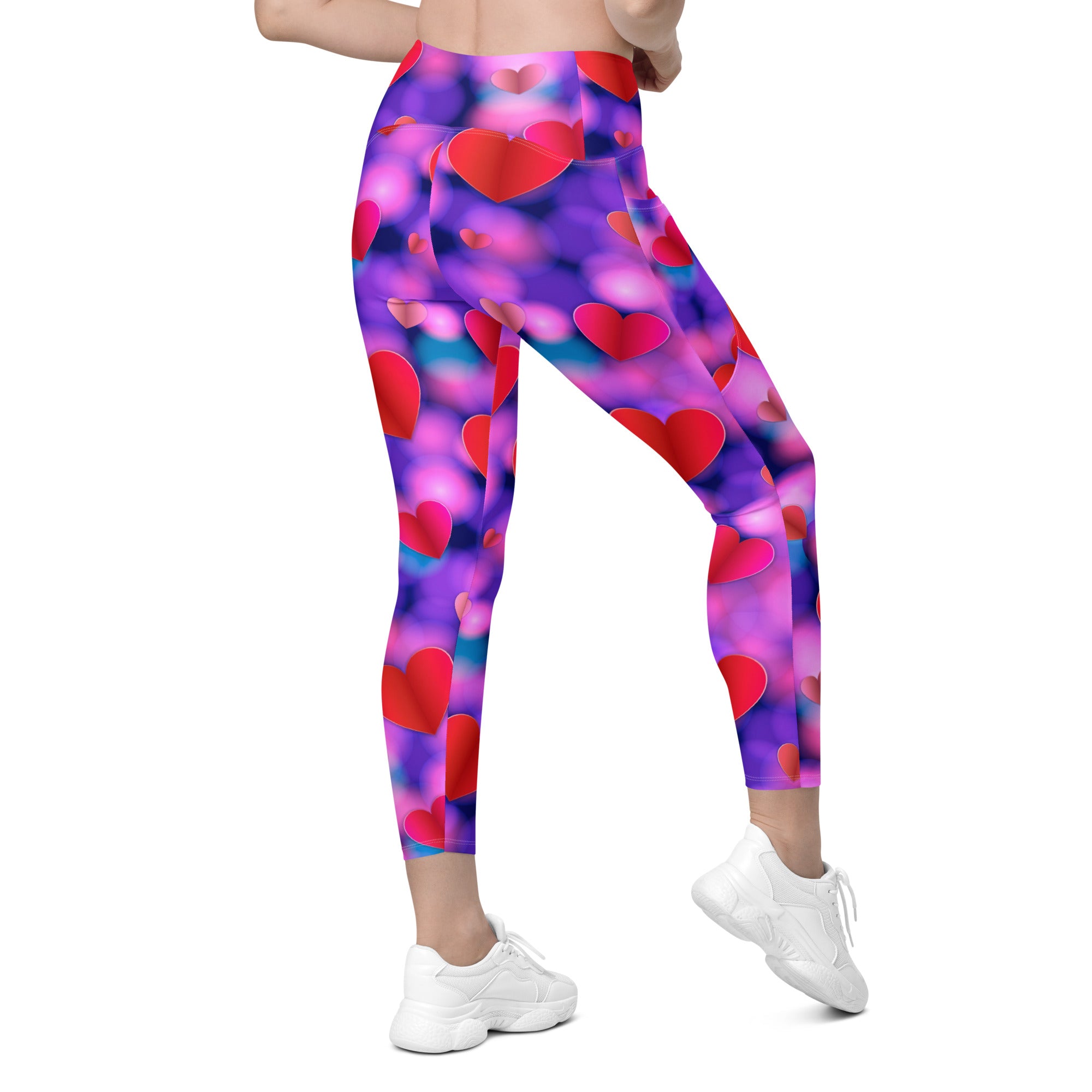 Hearts Aura Leggings with Pockets