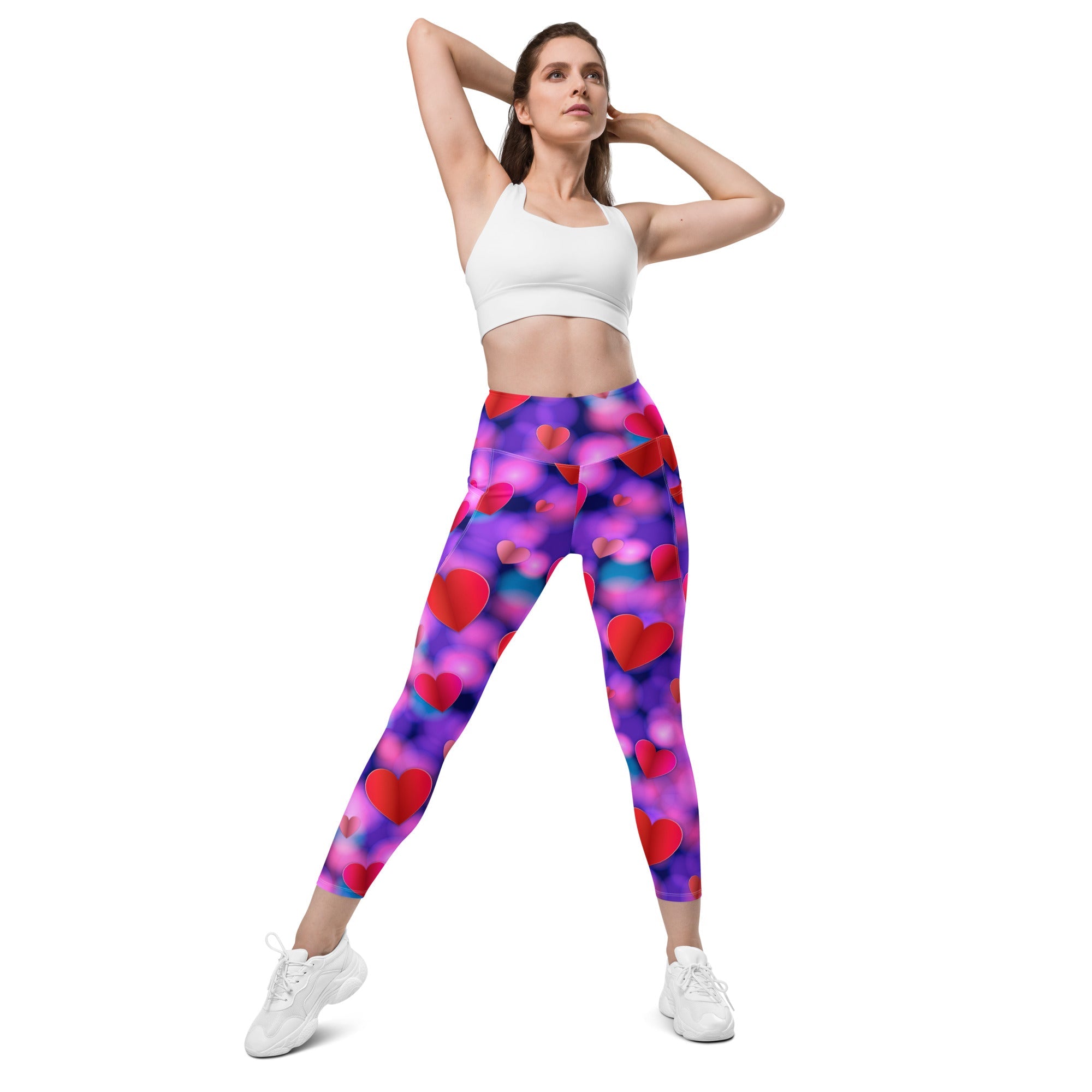 Hearts Aura Leggings with Pockets