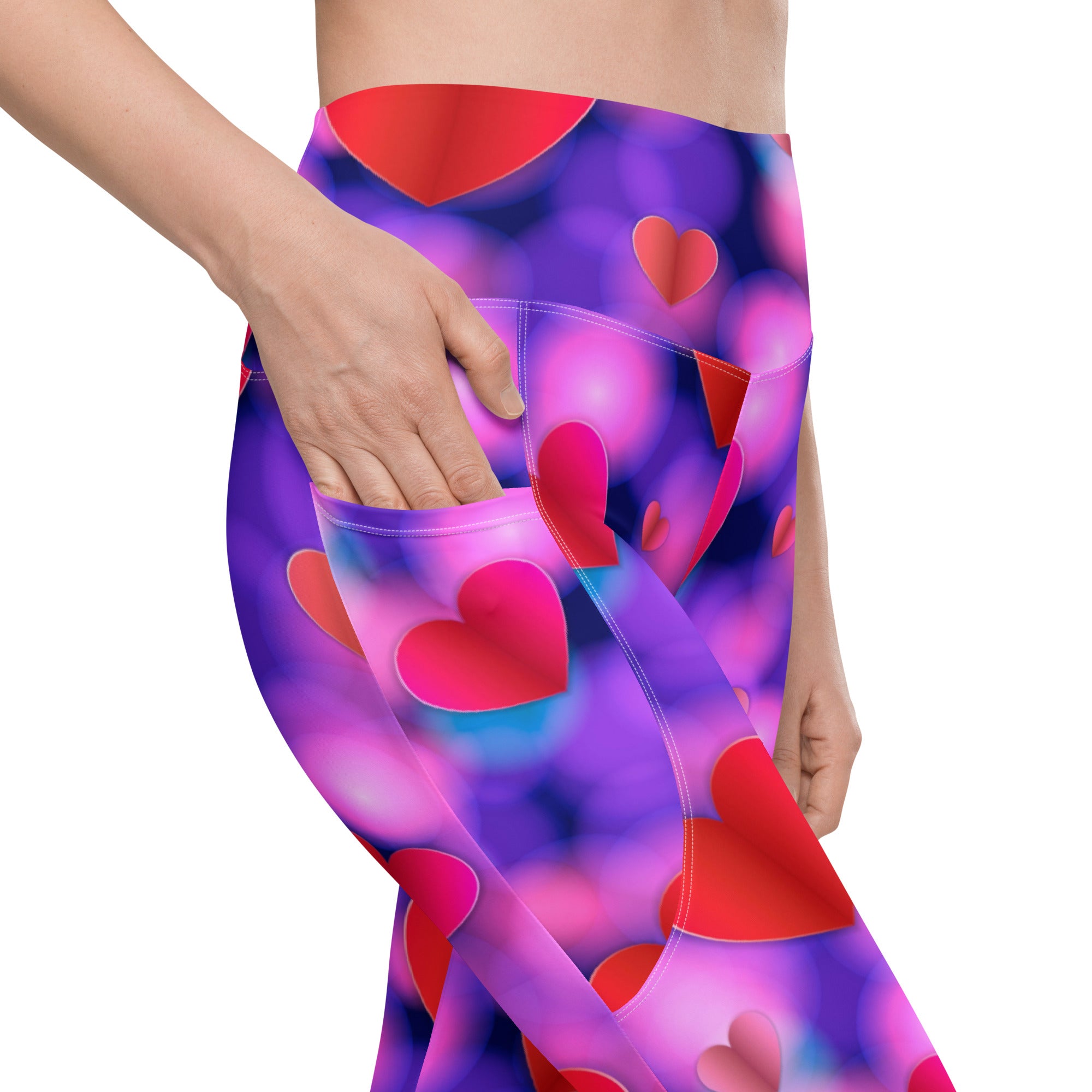 Hearts Aura Leggings with Pockets