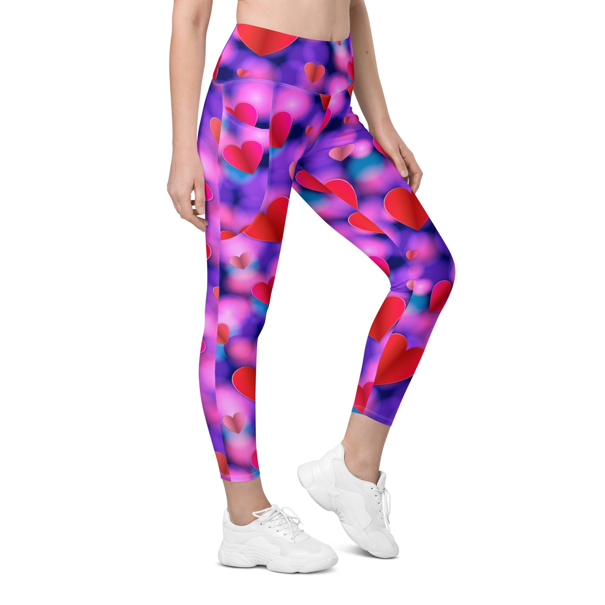 Hearts Aura Leggings with Pockets