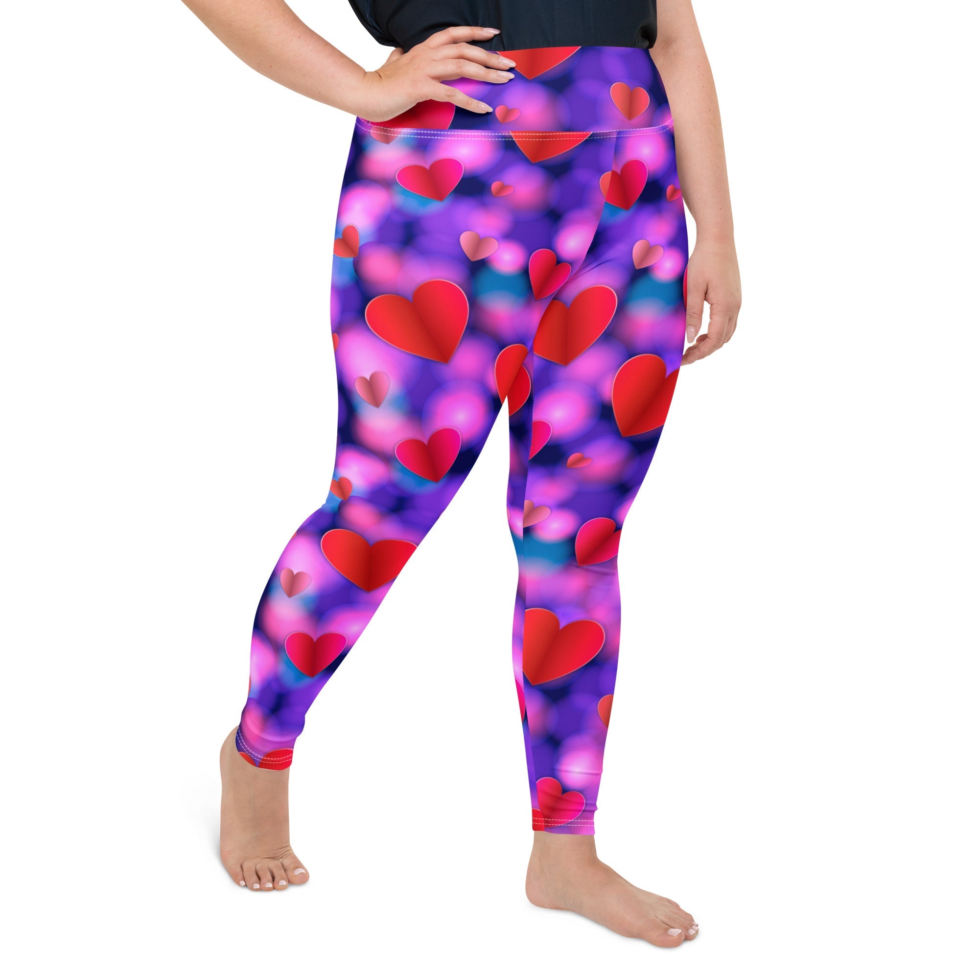 Hearts Aura Plus Size Leggings