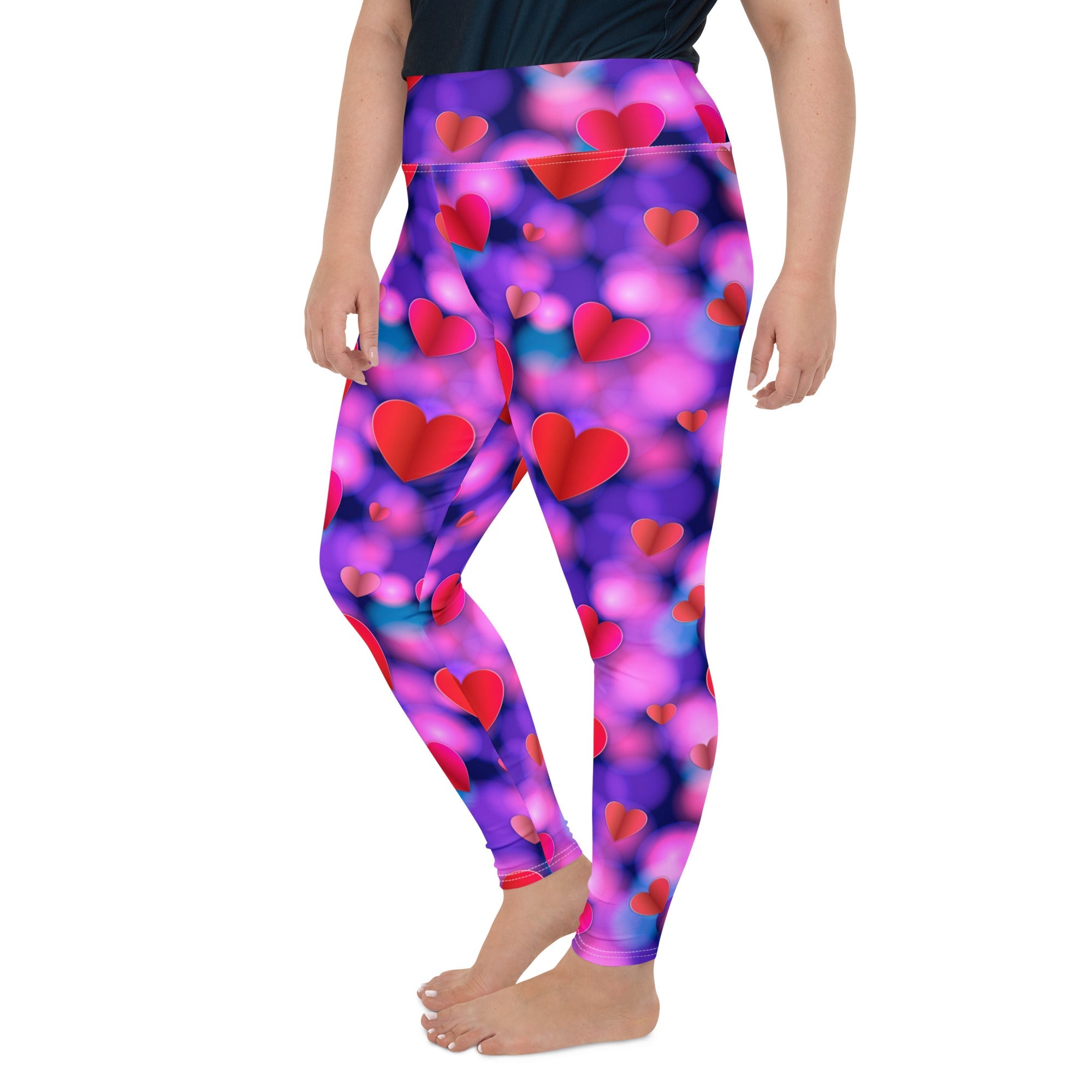 Hearts Aura Plus Size Leggings