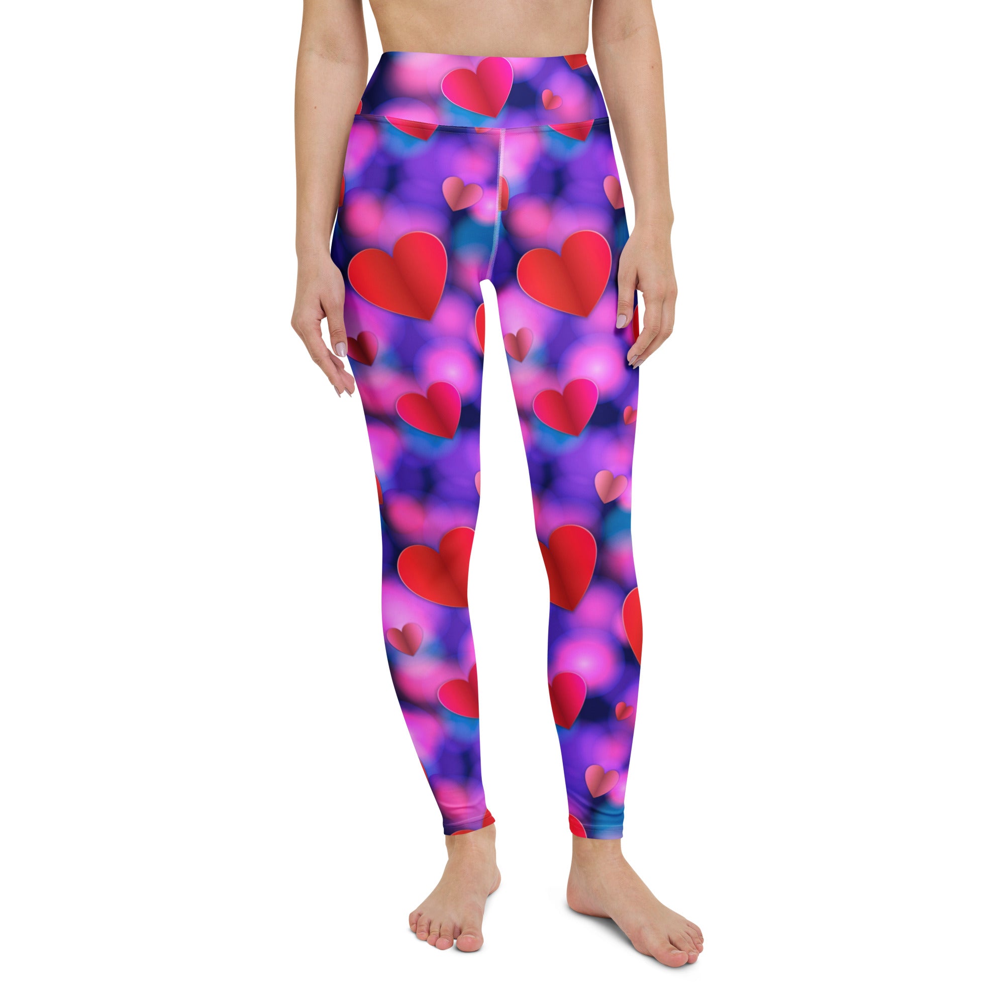 Hearts Aura Yoga Leggings