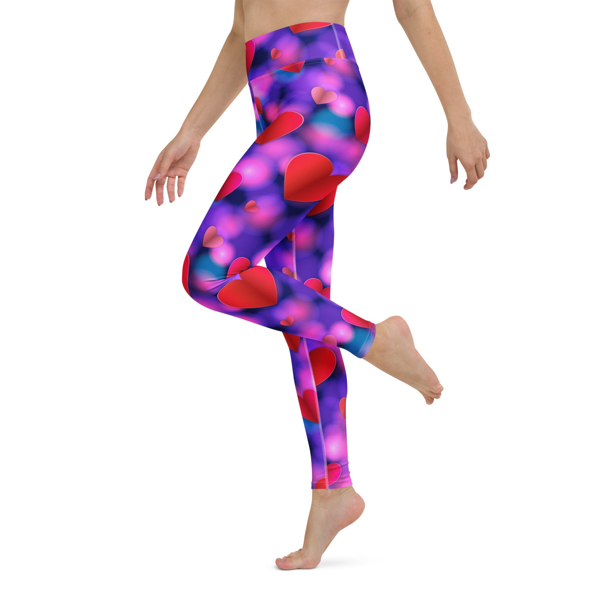 Hearts Aura Yoga Leggings