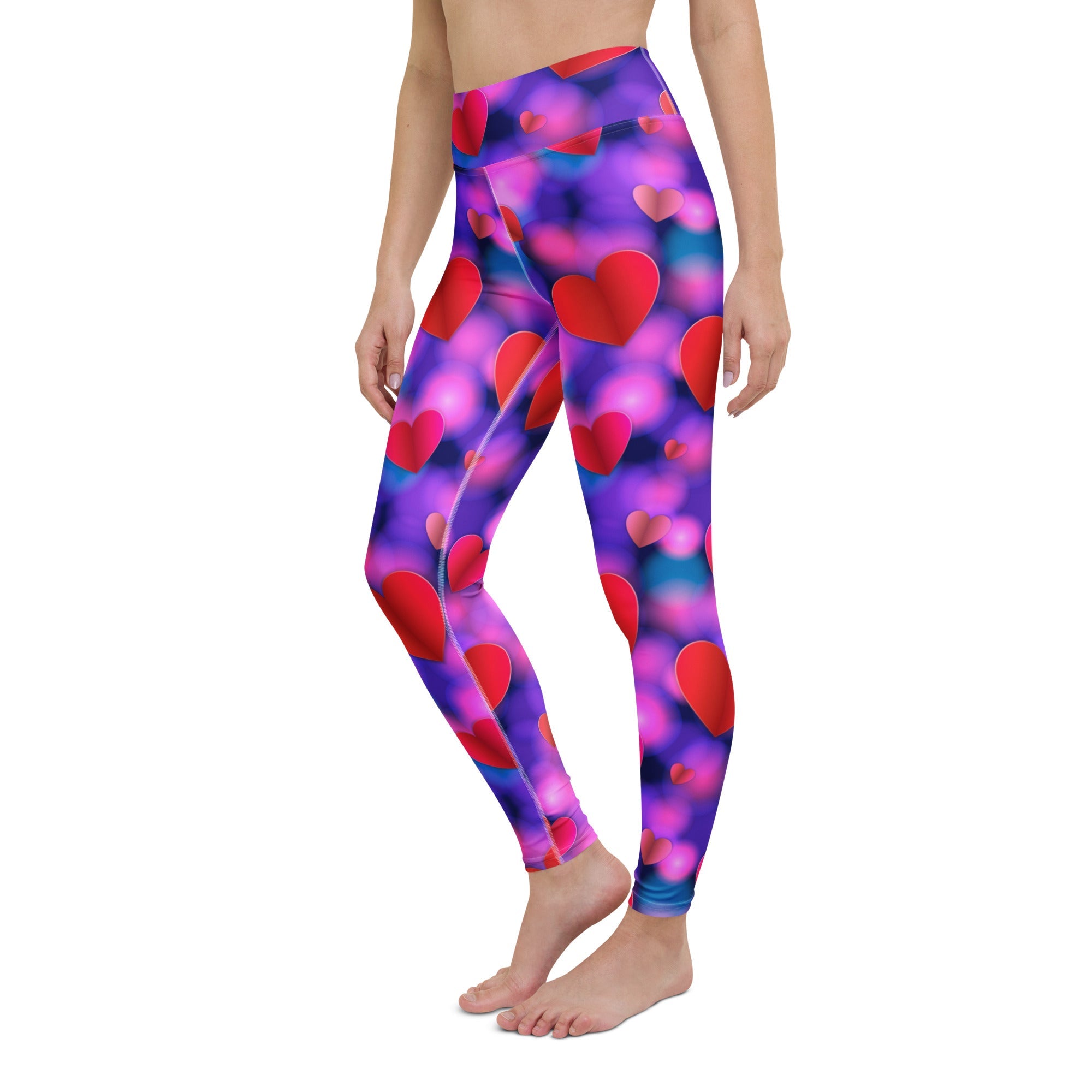 Hearts Aura Yoga Leggings