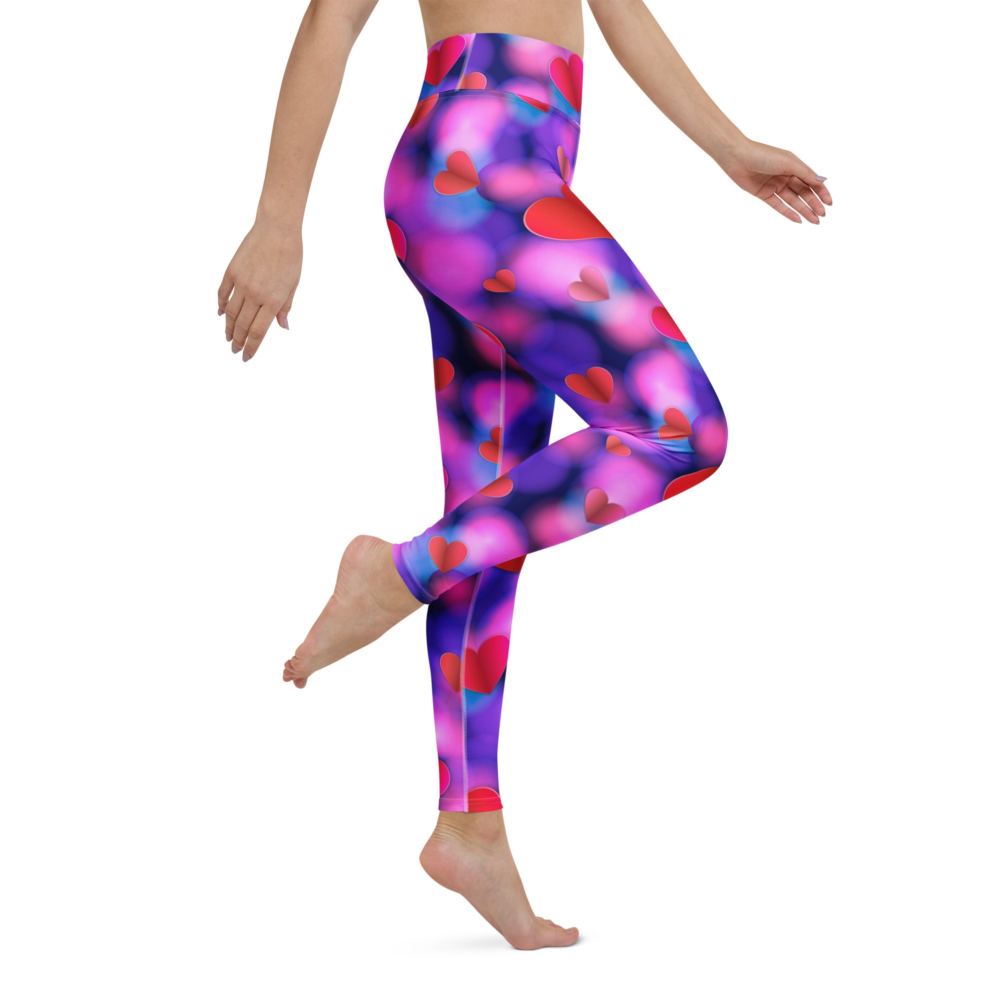 Hearts Aura Yoga Leggings