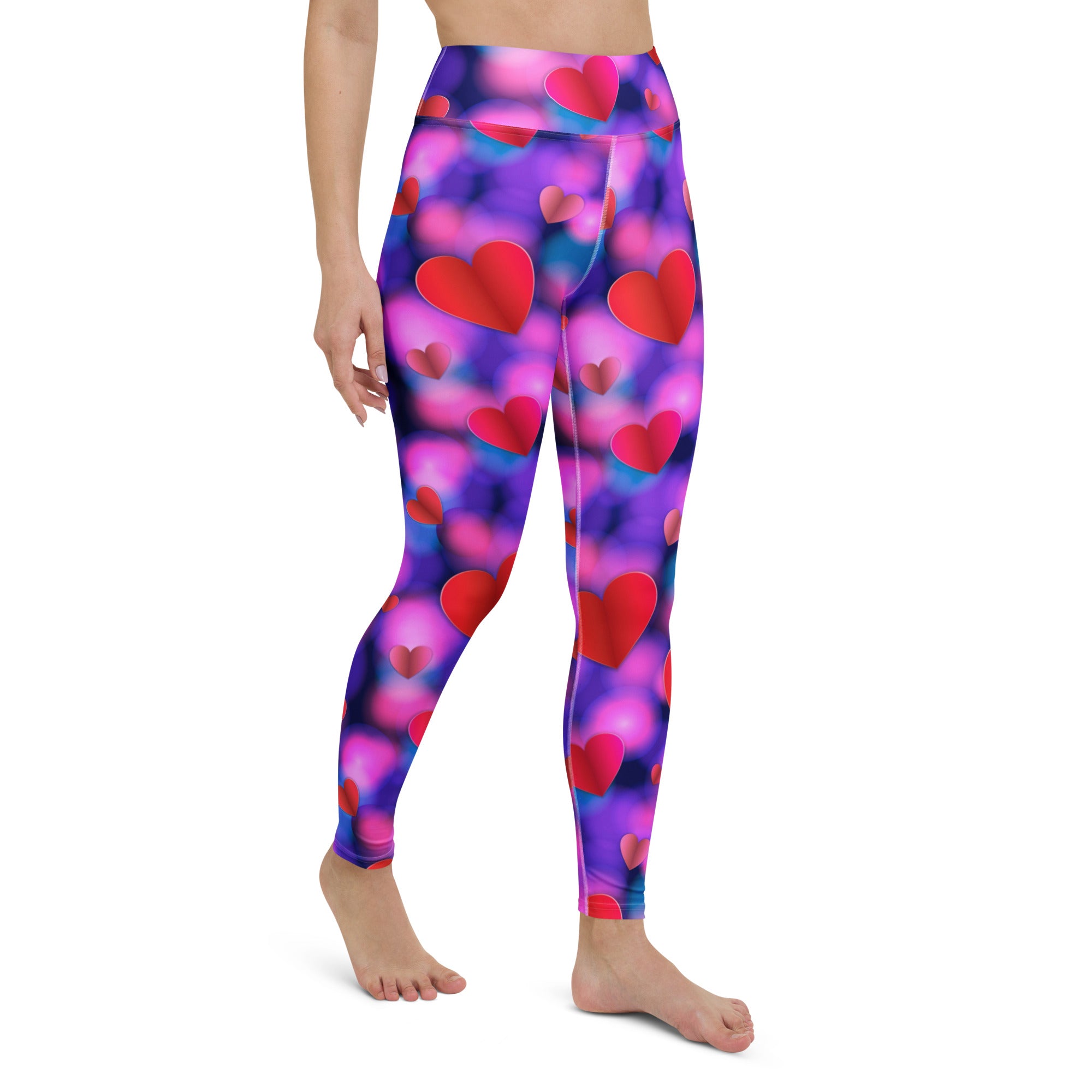 Hearts Aura Yoga Leggings