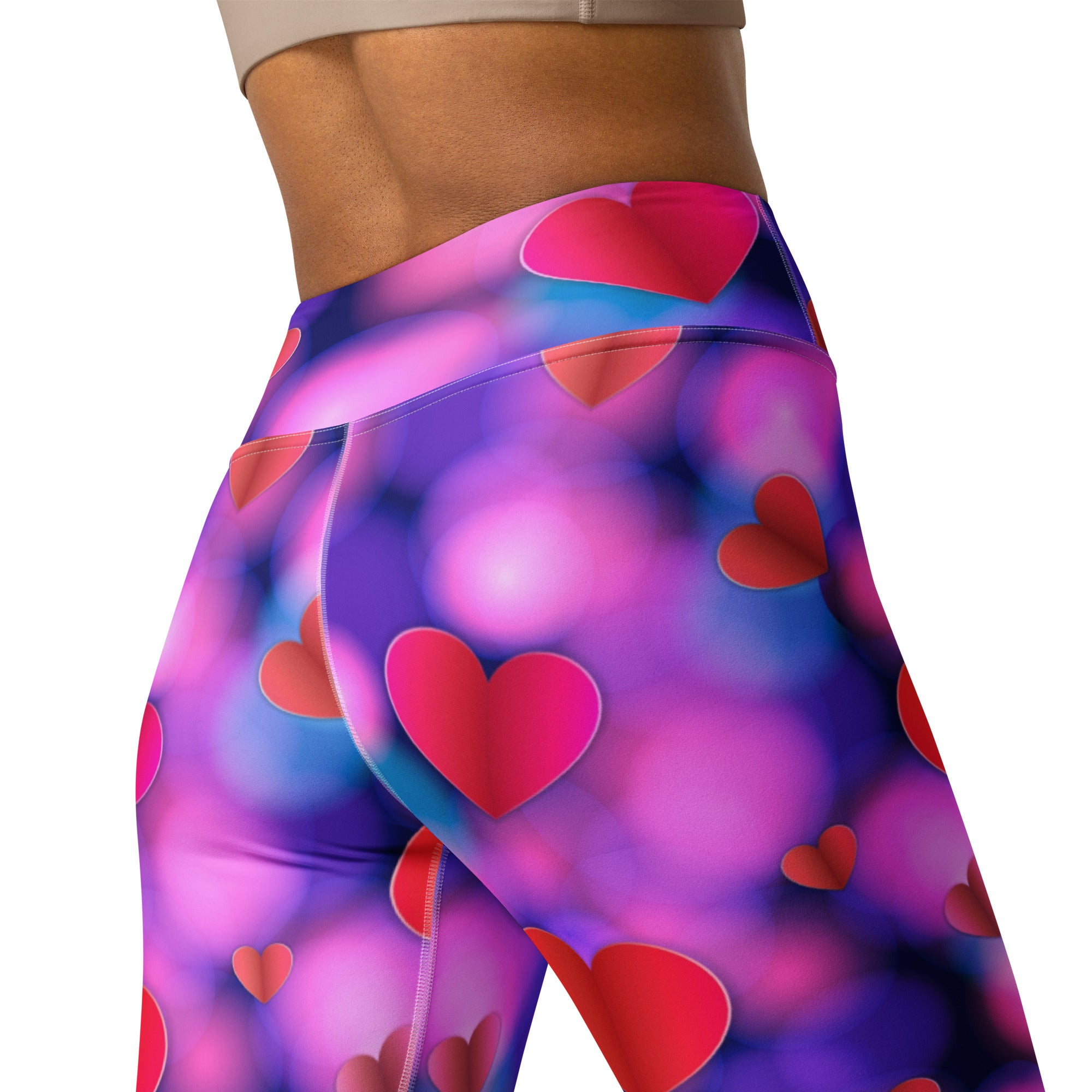 Hearts Aura Yoga Leggings