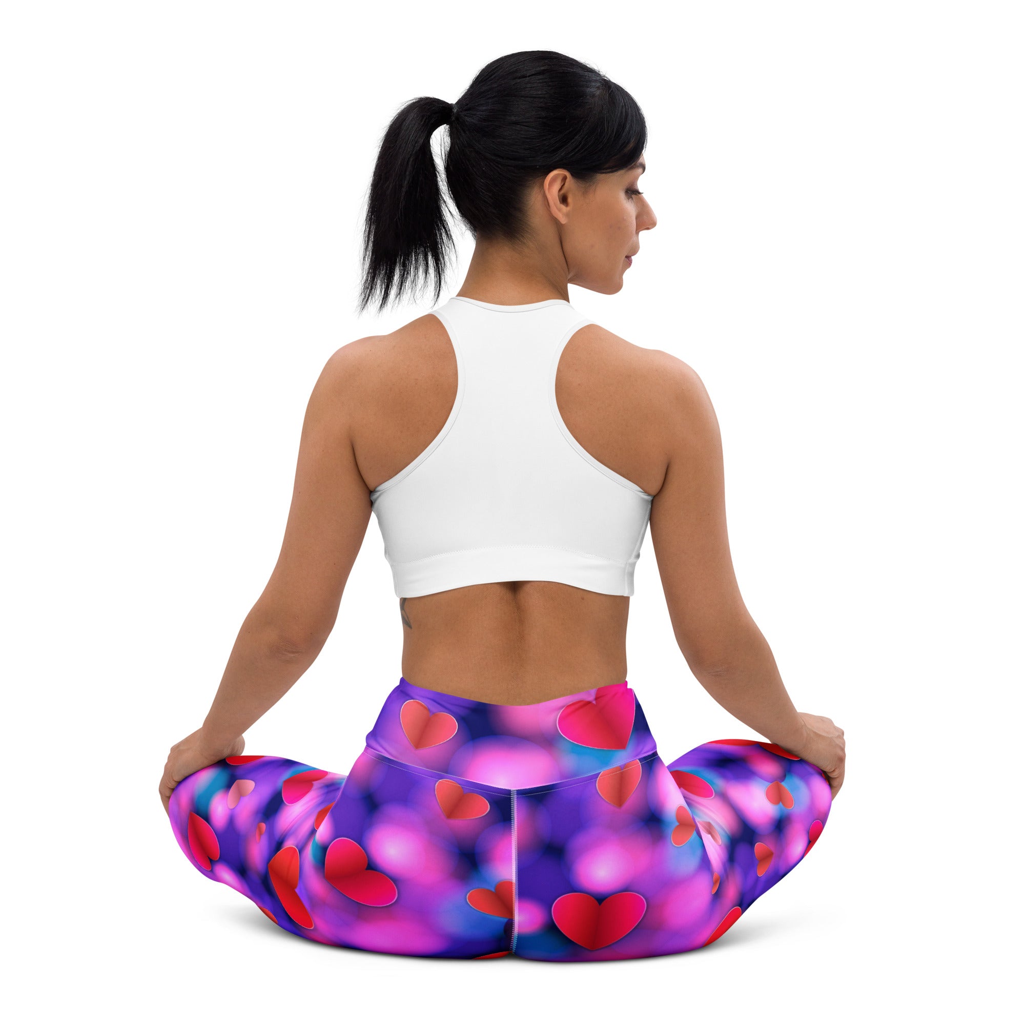 Hearts Aura Yoga Leggings