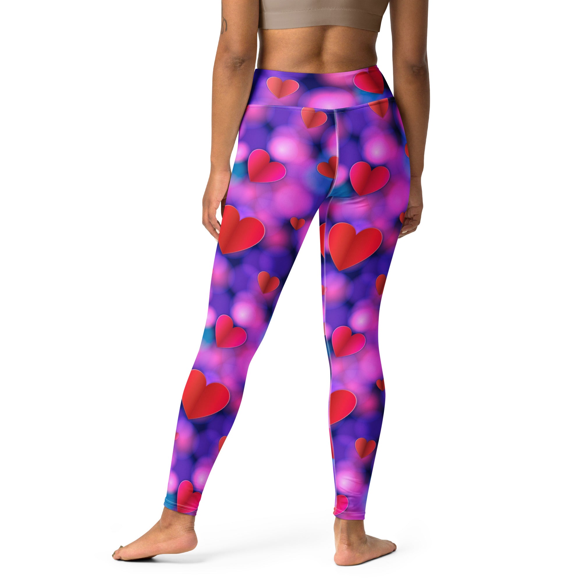 Hearts Aura Yoga Leggings