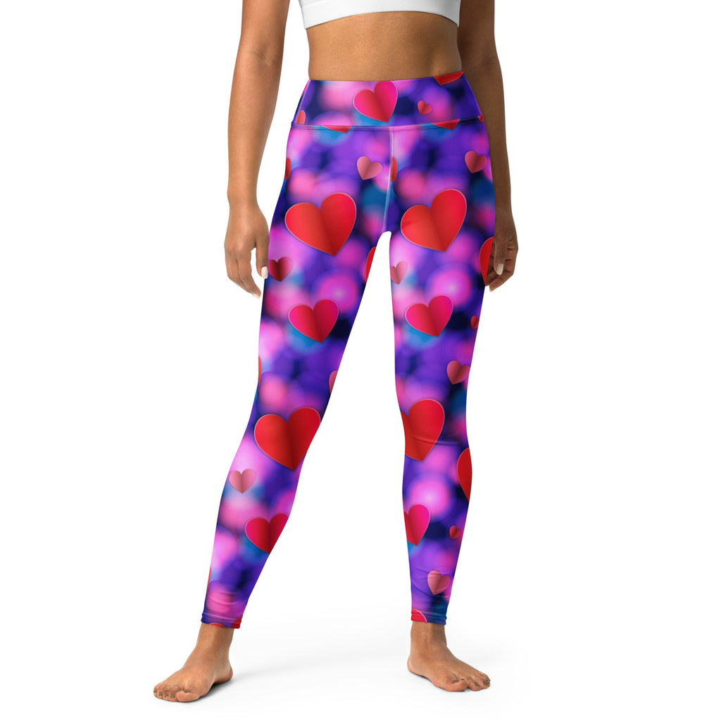 Hearts Aura Yoga Leggings