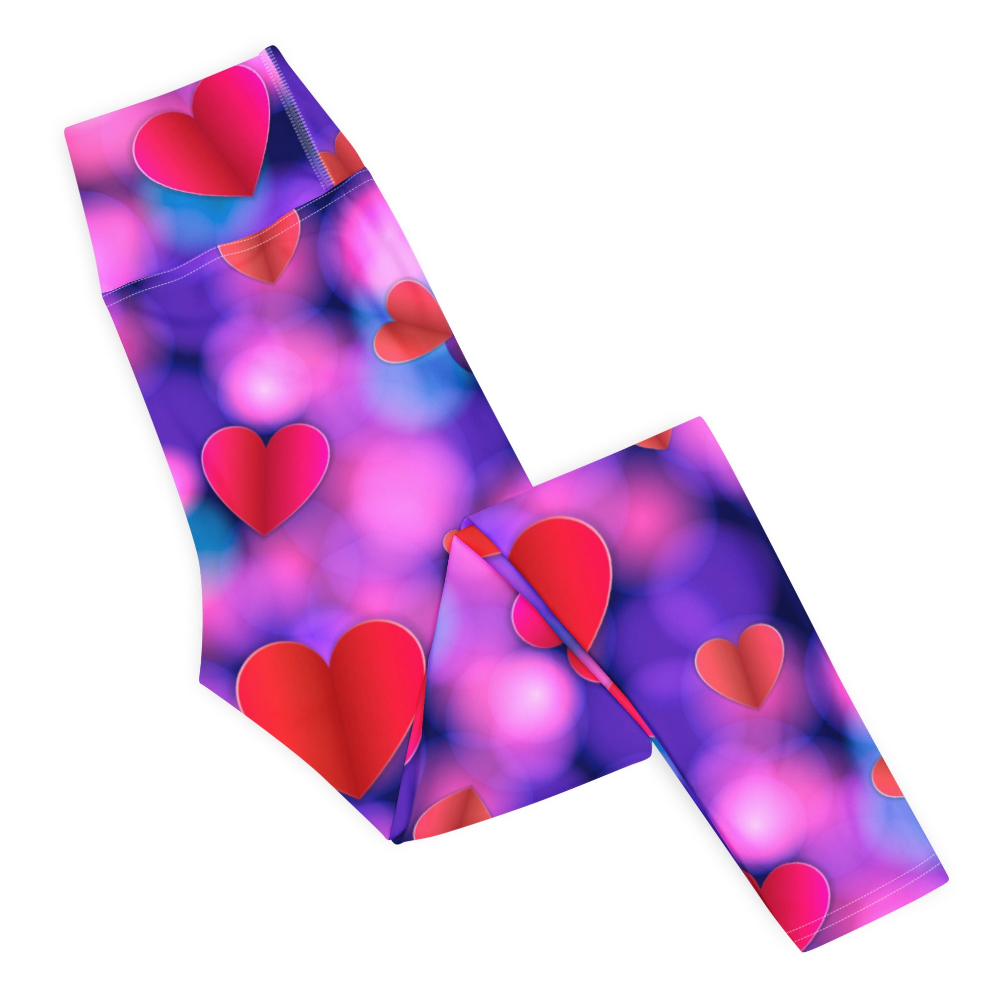 Hearts Aura Yoga Leggings