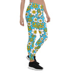 Hippie Flower Pattern Leggings