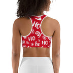 Ho-Ho Holiday Cheer Sports Bra