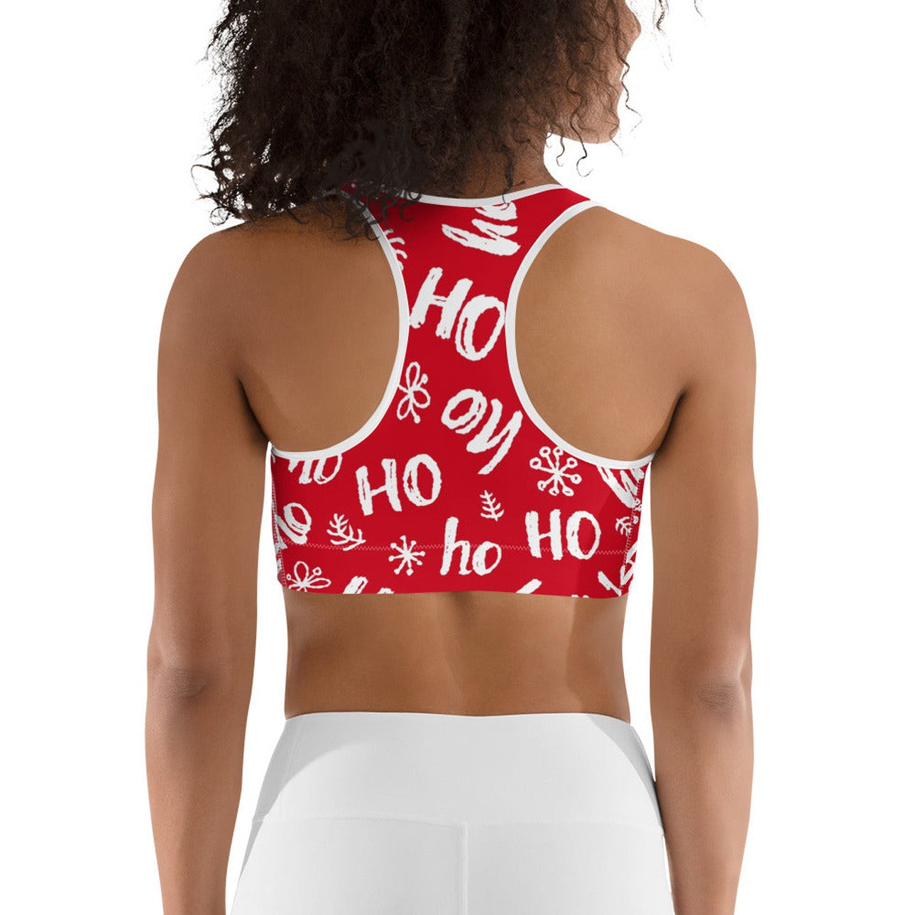 Ho-Ho Holiday Cheer Sports Bra