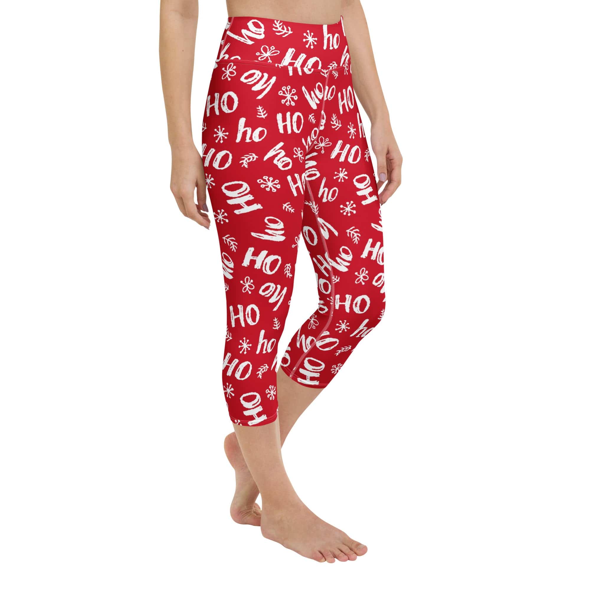 Ho-Ho Holiday Cheer Yoga Capris