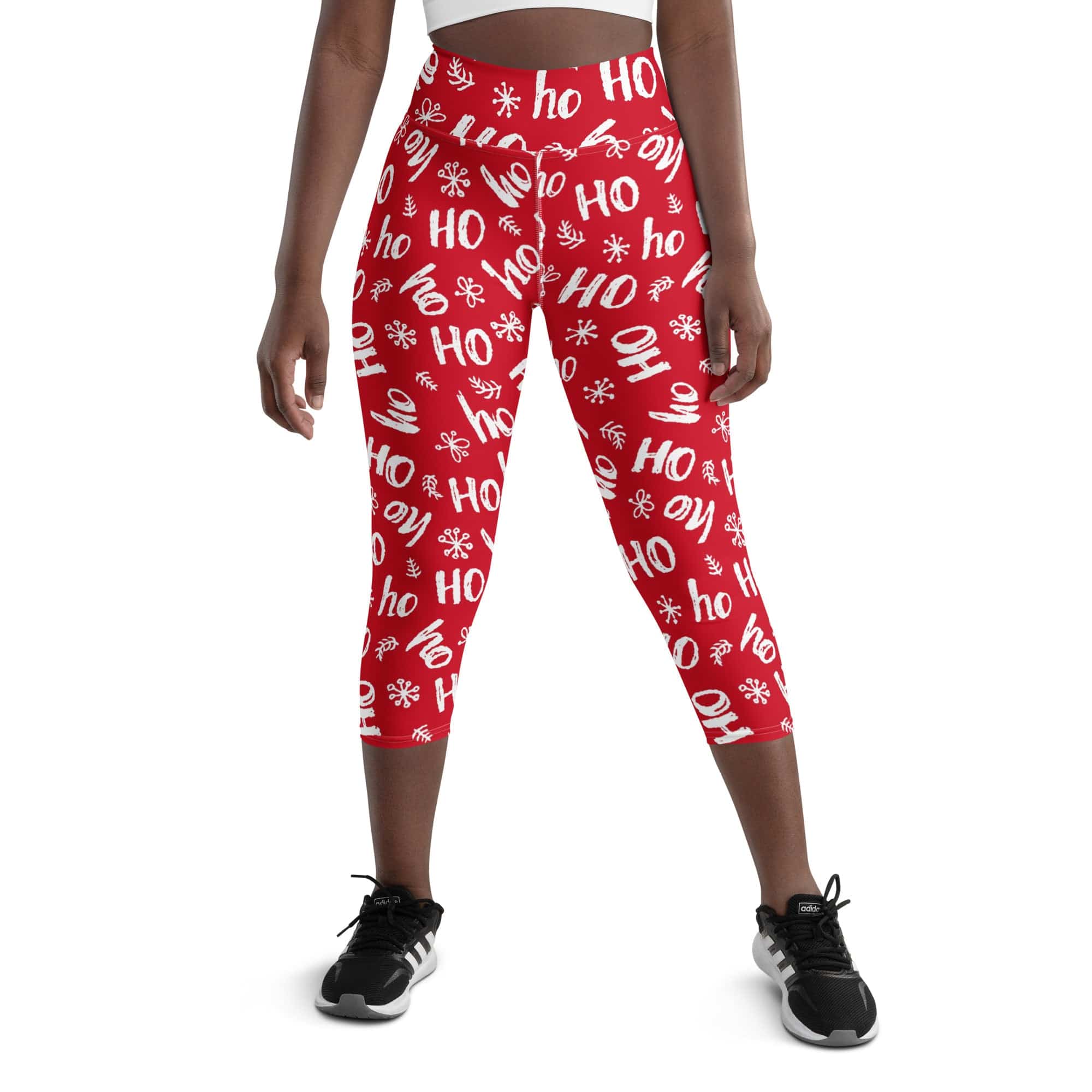 Ho-Ho Holiday Cheer Yoga Capris